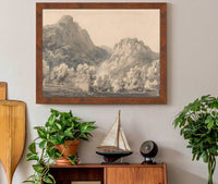 Waterfall Of Lodore Cumberland by Joseph Mallord William Turner