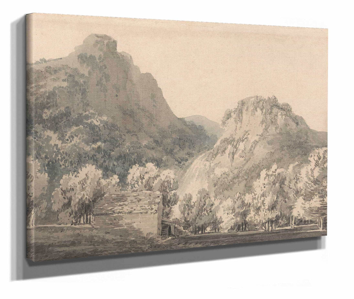 Waterfall Of Lodore Cumberland by Joseph Mallord William Turner