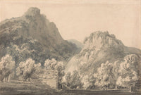 Waterfall Of Lodore Cumberland by Joseph Mallord William Turner