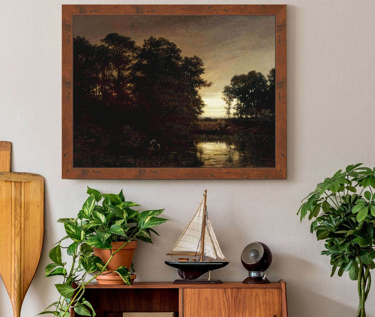 Waterside Landscape by Charles Francois Daubigny