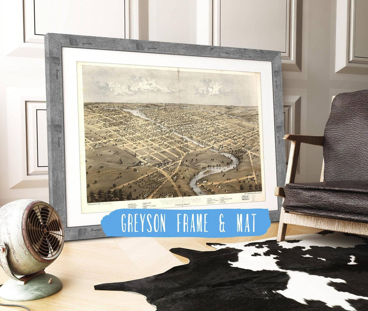 Watertown Jefferson Co Wisconsin 1867 State of Wisconsin