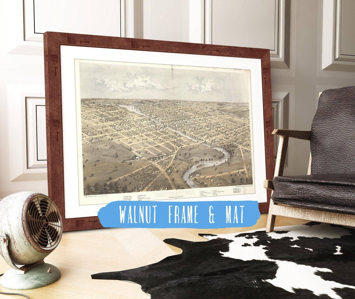 Watertown Jefferson Co Wisconsin 1867 State of Wisconsin