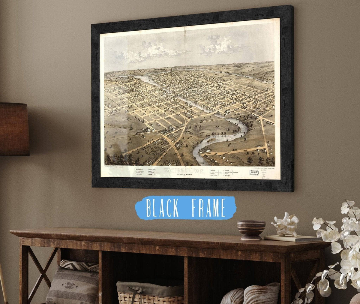 Watertown Jefferson Co Wisconsin 1867 State of Wisconsin