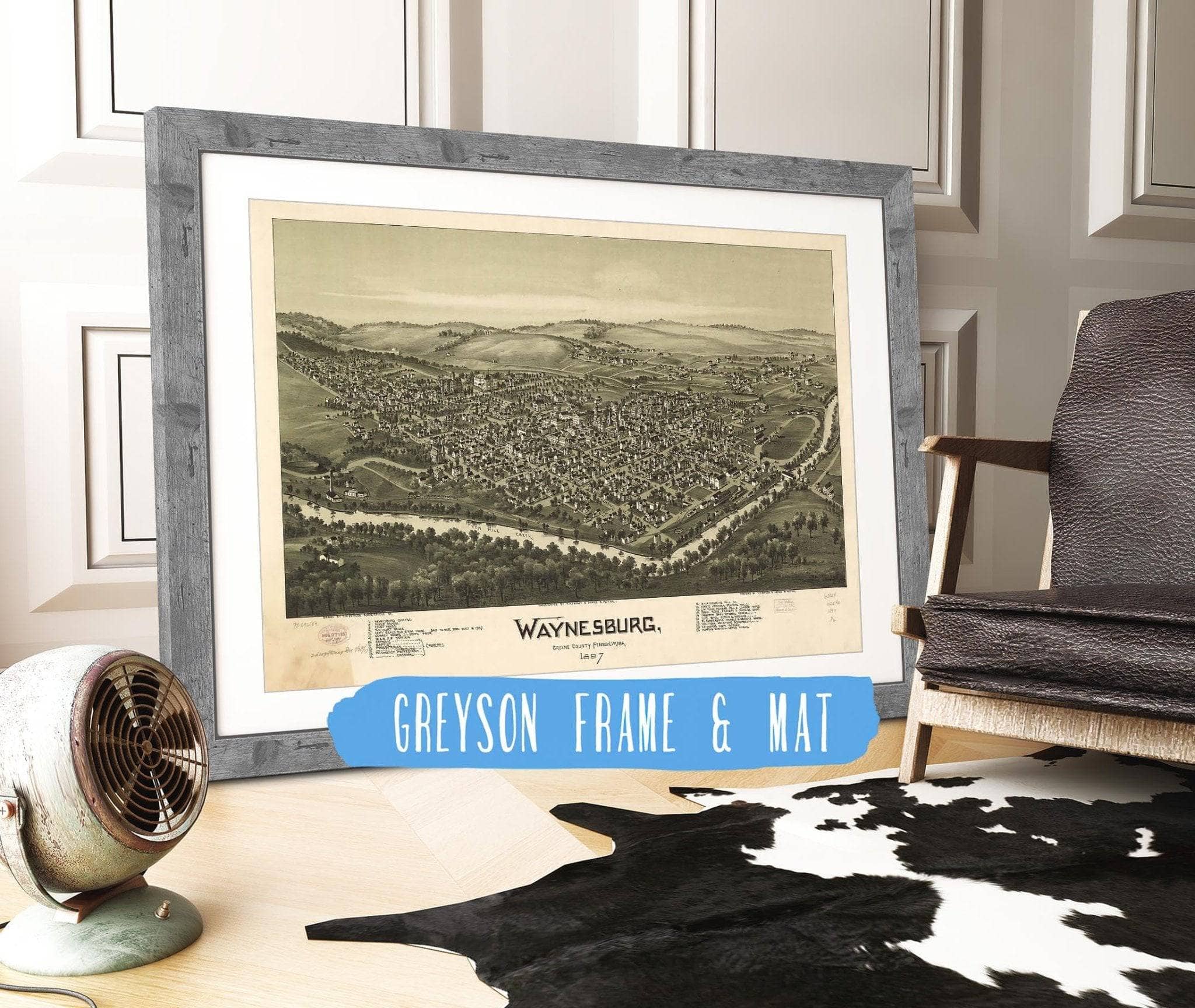 Waynesburg Greene County Pennsylvania 1897 State of Pennsylvania