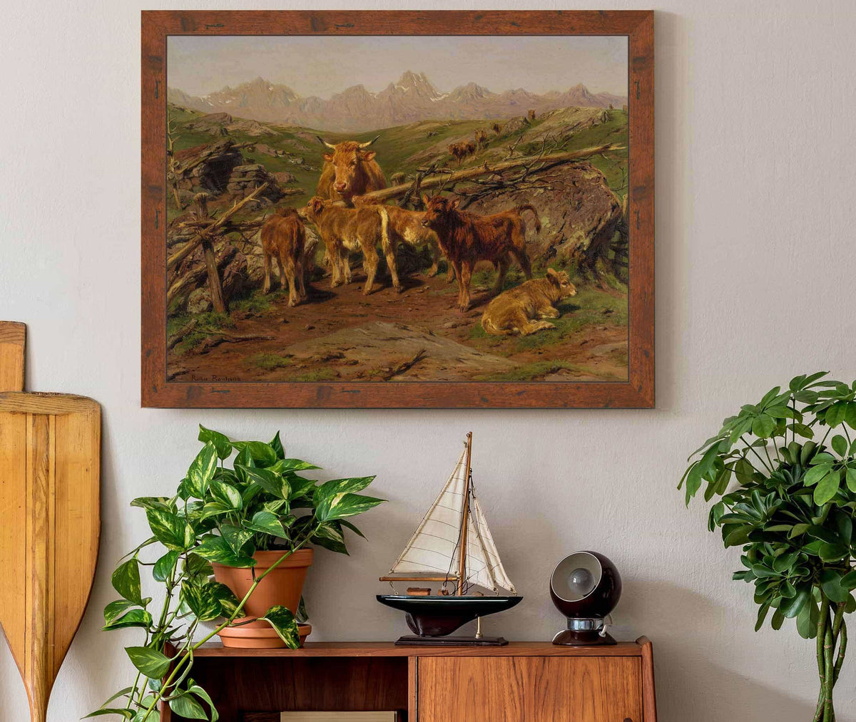 Weaning The Calves by Rosa Bonheur