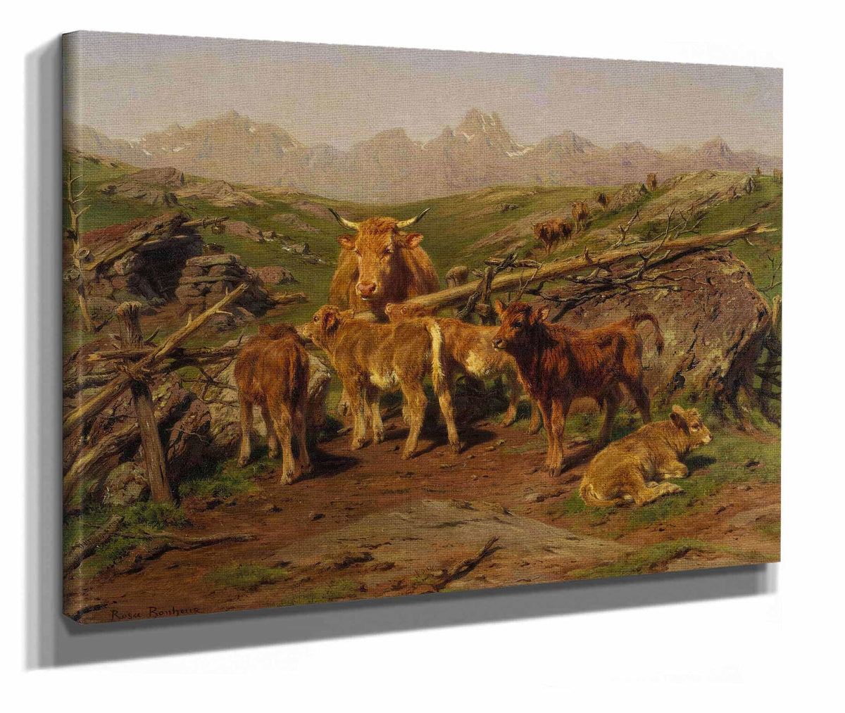 Weaning The Calves by Rosa Bonheur