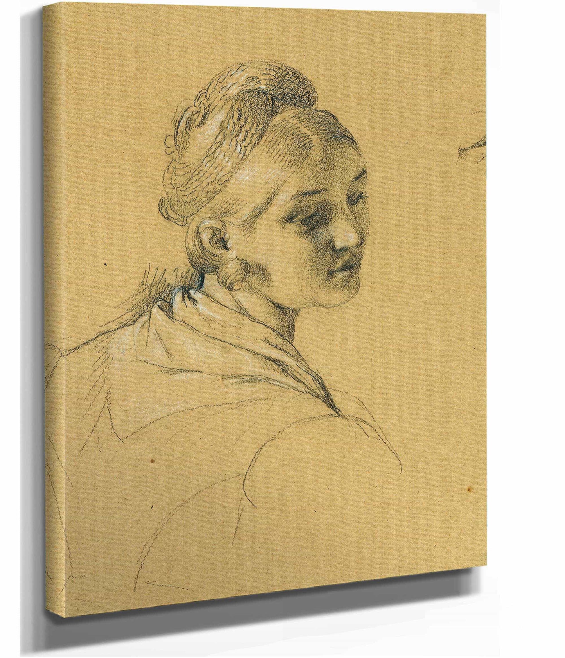 Weibliche Studie Zum Einzug Nach Dem Pariser Frieden Before  by Johann Peter Krafft