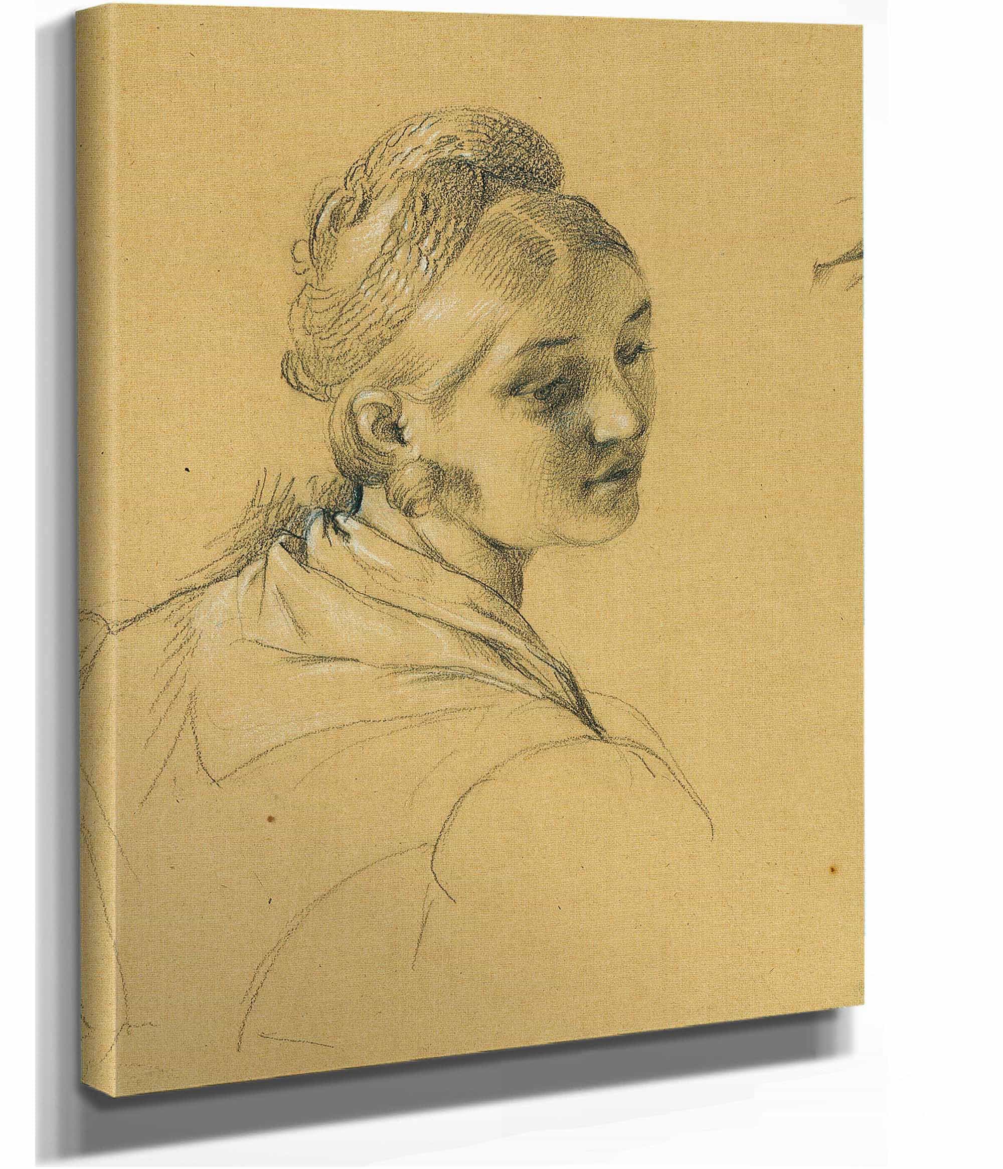 Weibliche Studie Zum Einzug Nach Dem Pariser Frieden Before  by Johann Peter Krafft