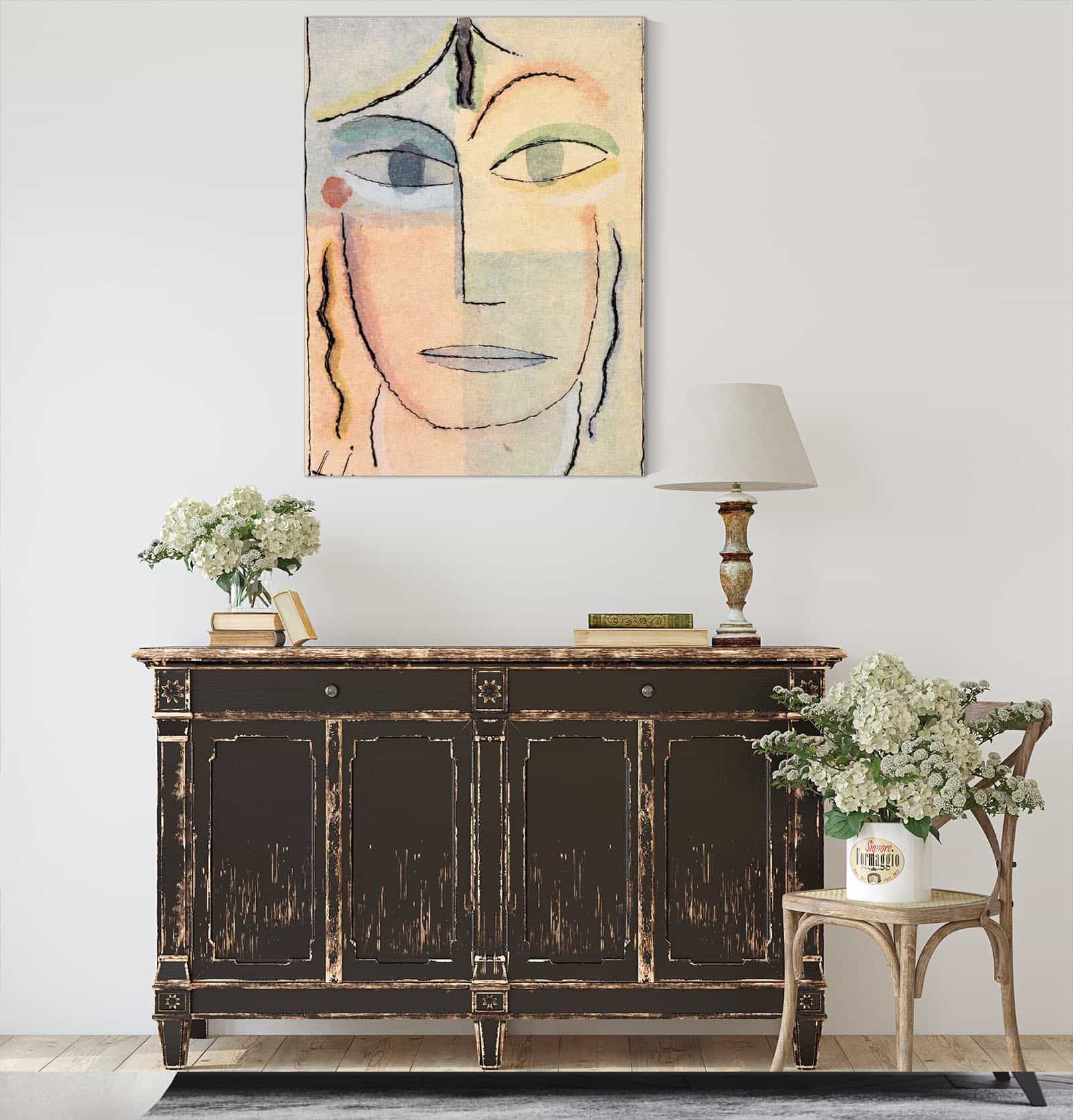Weiblicher Kopf by Alexej Von Jawlensky