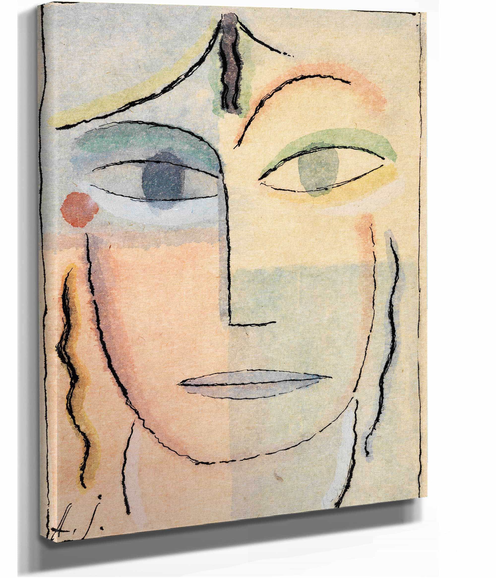 Weiblicher Kopf by Alexej Von Jawlensky