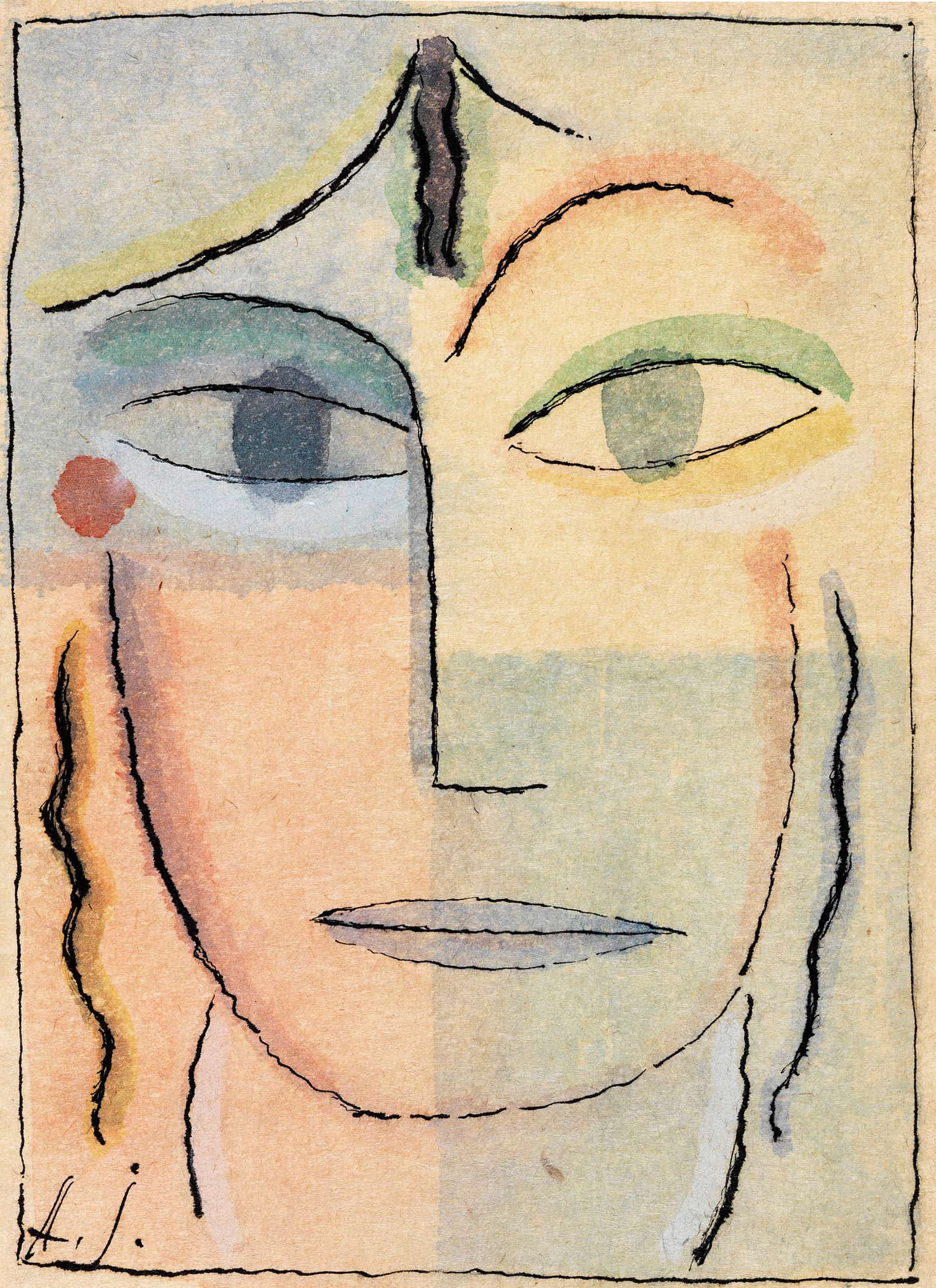 Weiblicher Kopf by Alexej Von Jawlensky