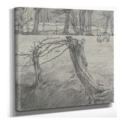 Weidelandschap Met Wilgen  by Richard Nicolaus Roland Holst