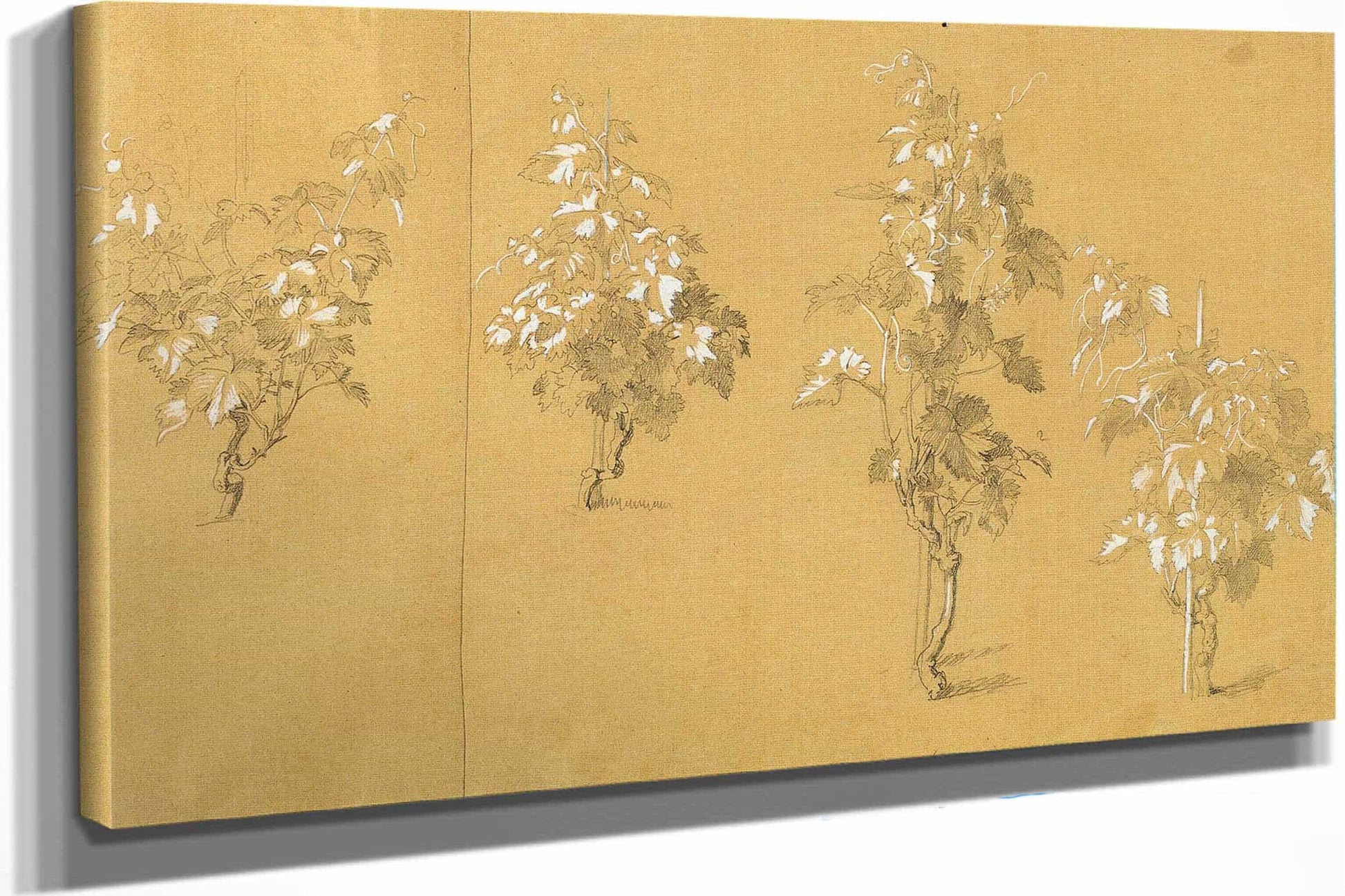Weinstock Studie Zu Hermann Und Dorothea Im Weinberg Before by Johann Peter Krafft