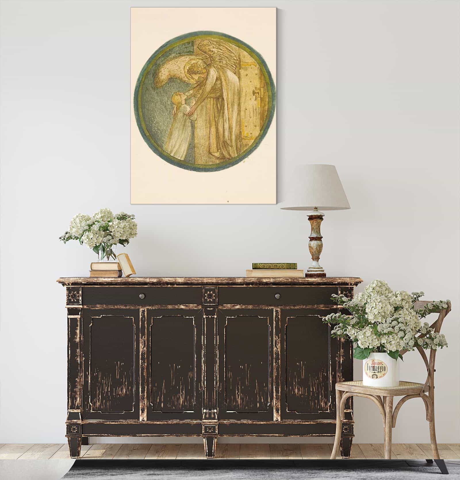 Welcome To The House by Sir Edward Coley Burne Jones