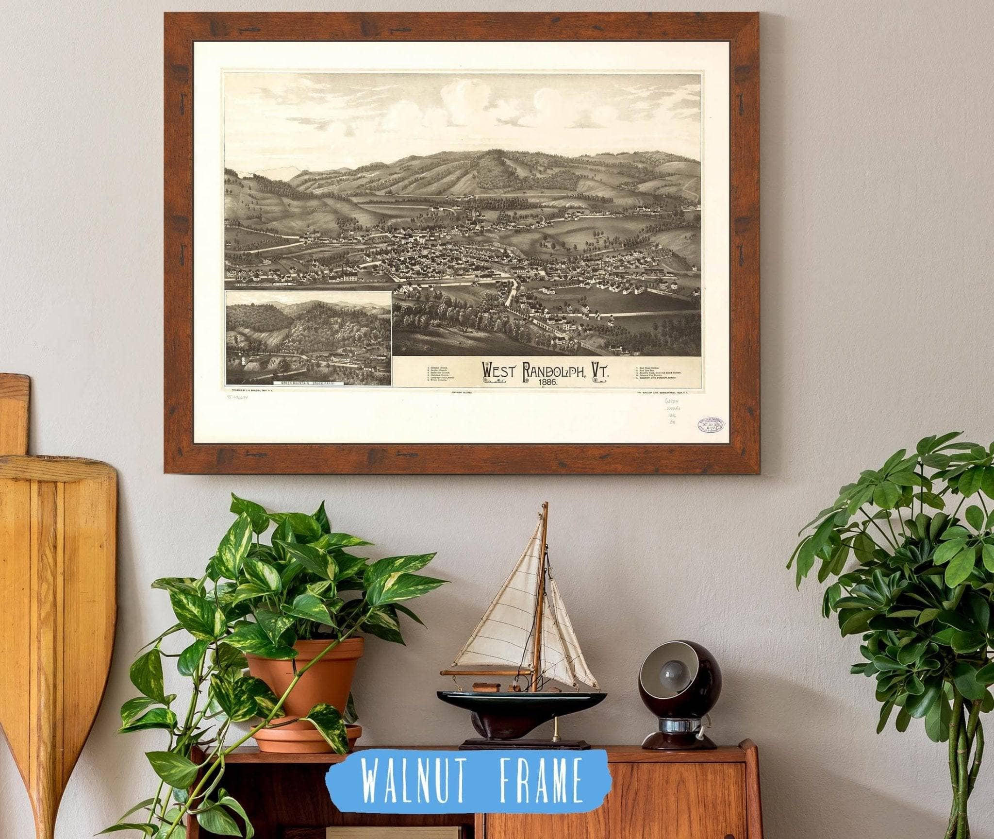 West Randolph Vt 1886 State of Vermont