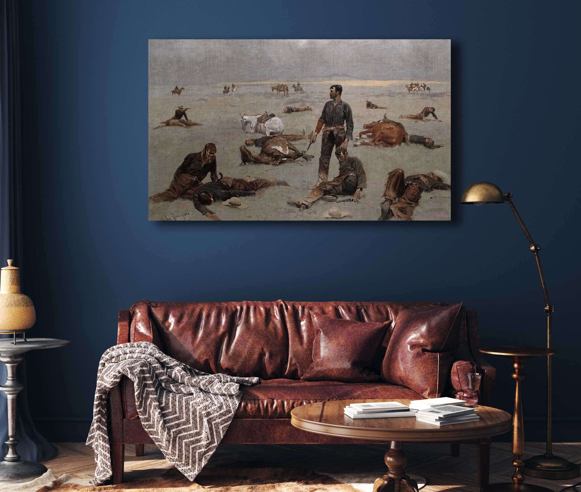 What An Unbranded Cow Has Cost by Frederic Remington