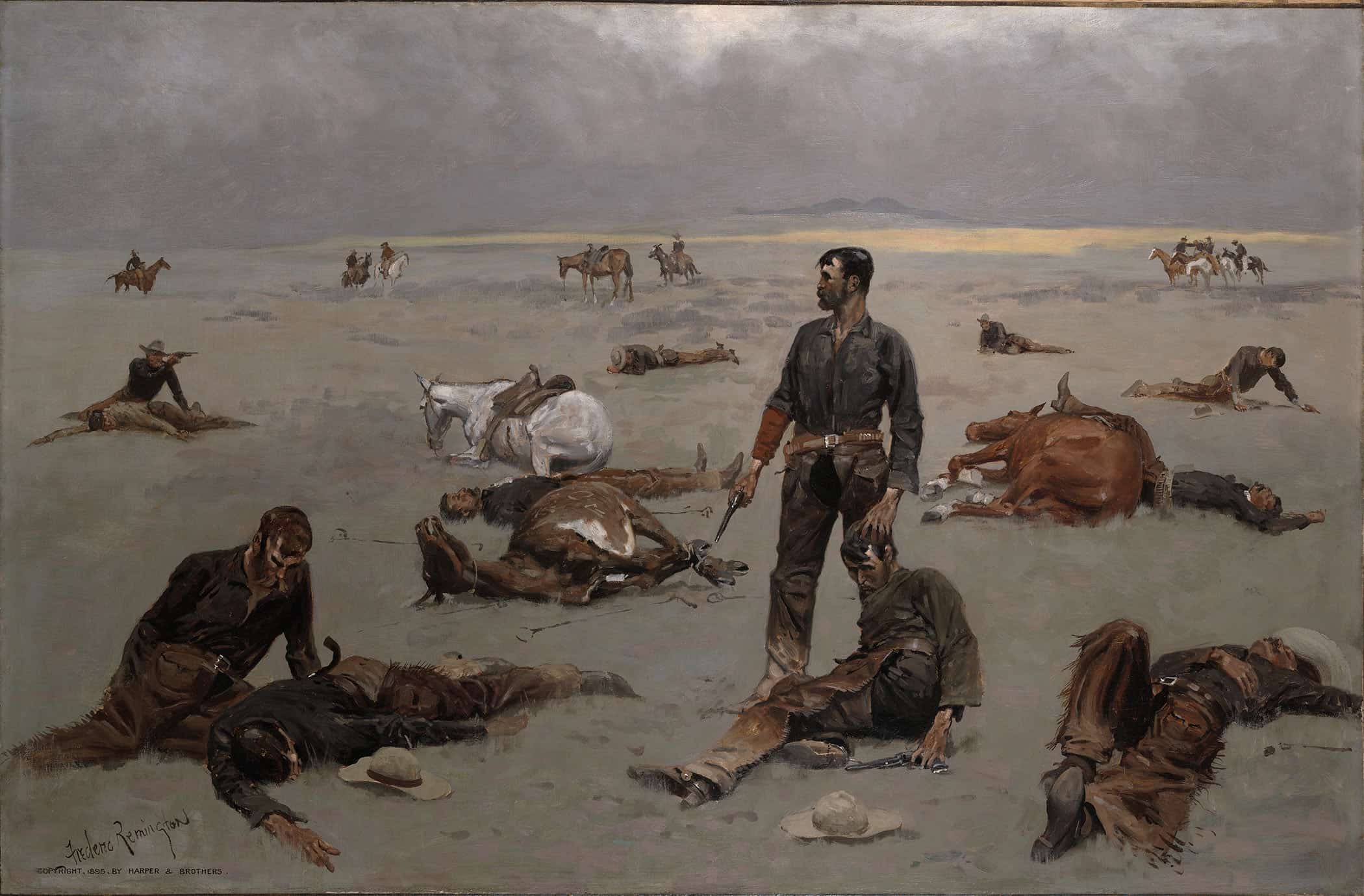What An Unbranded Cow Has Cost by Frederic Remington