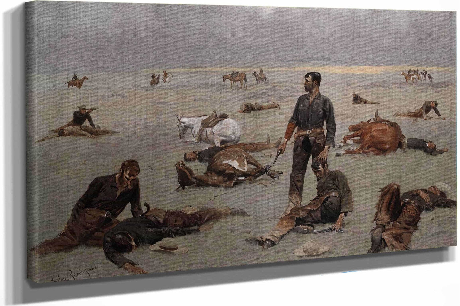 What An Unbranded Cow Has Cost by Frederic Remington