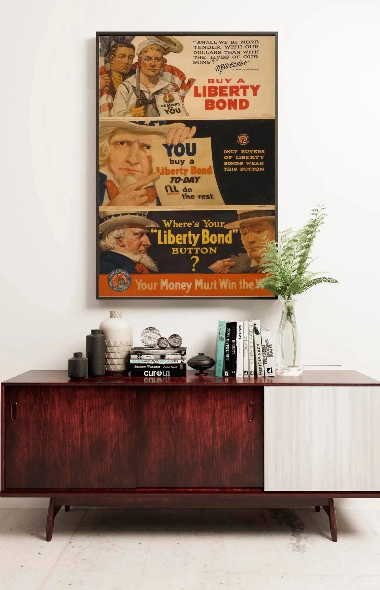 Where's your "Liberty Bond" button?