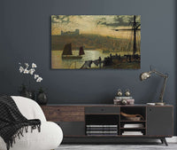 Whitby Abbey And Church by John Atkinson Grimshaw