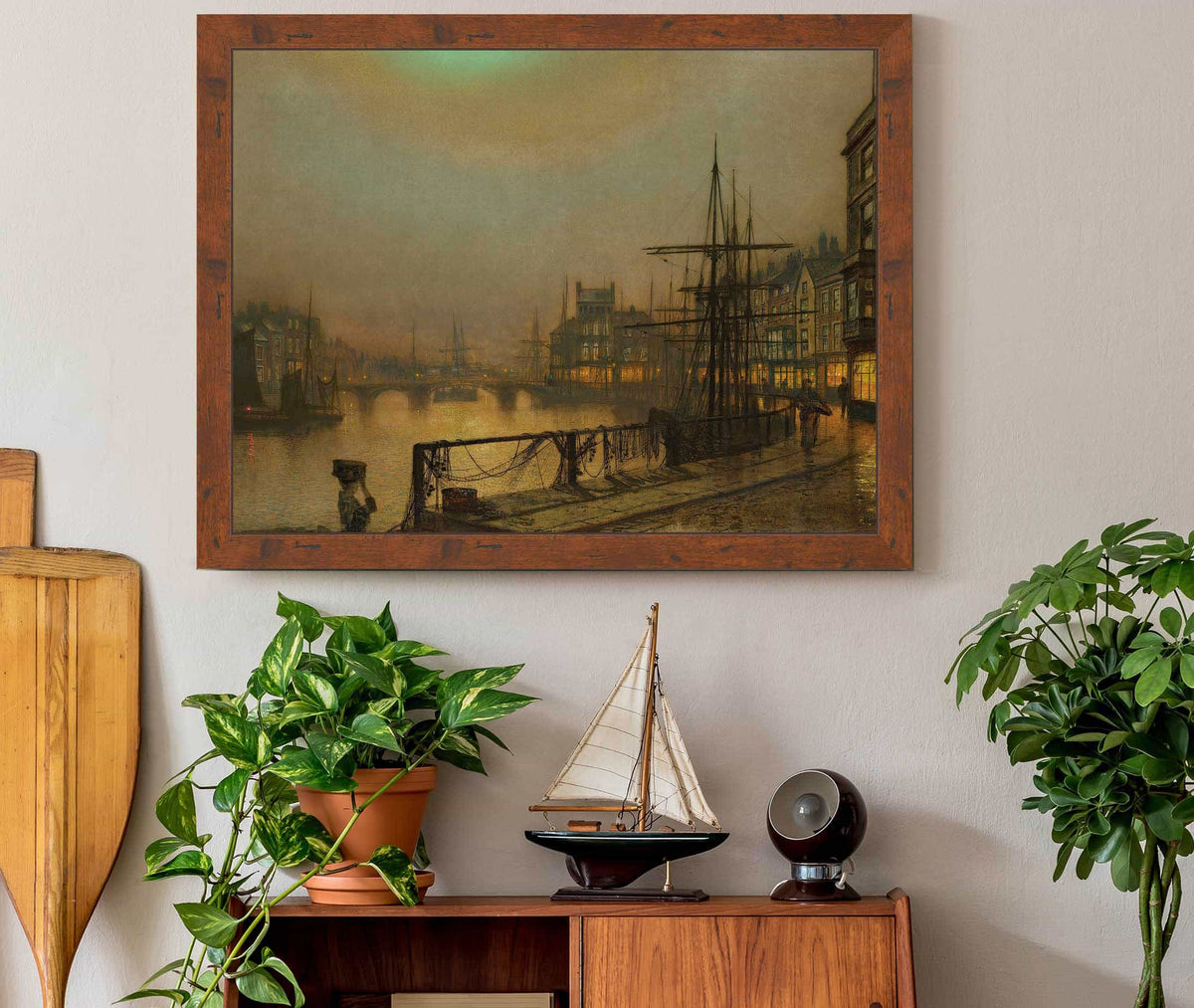 Whitby At Night by John Atkinson Grimshaw