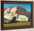 White Butte And Meadow By Maynard Dixon