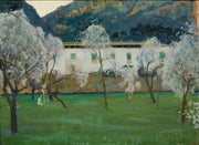 White Farmhouse Bunyola Majorca by Santiago Rusinol