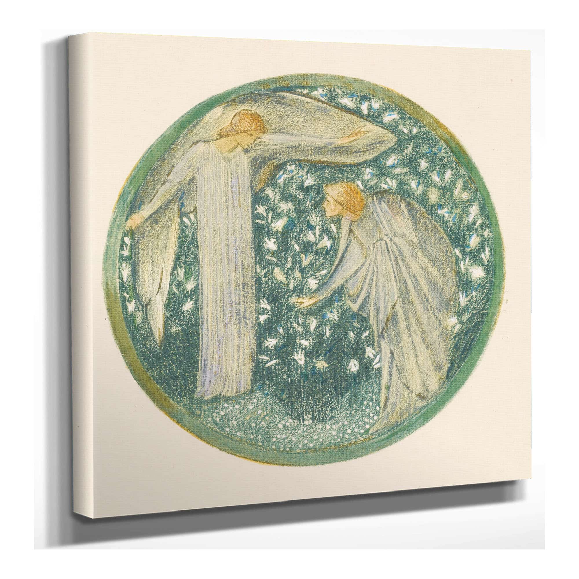 White Garden by Sir Edward Coley Burne Jones