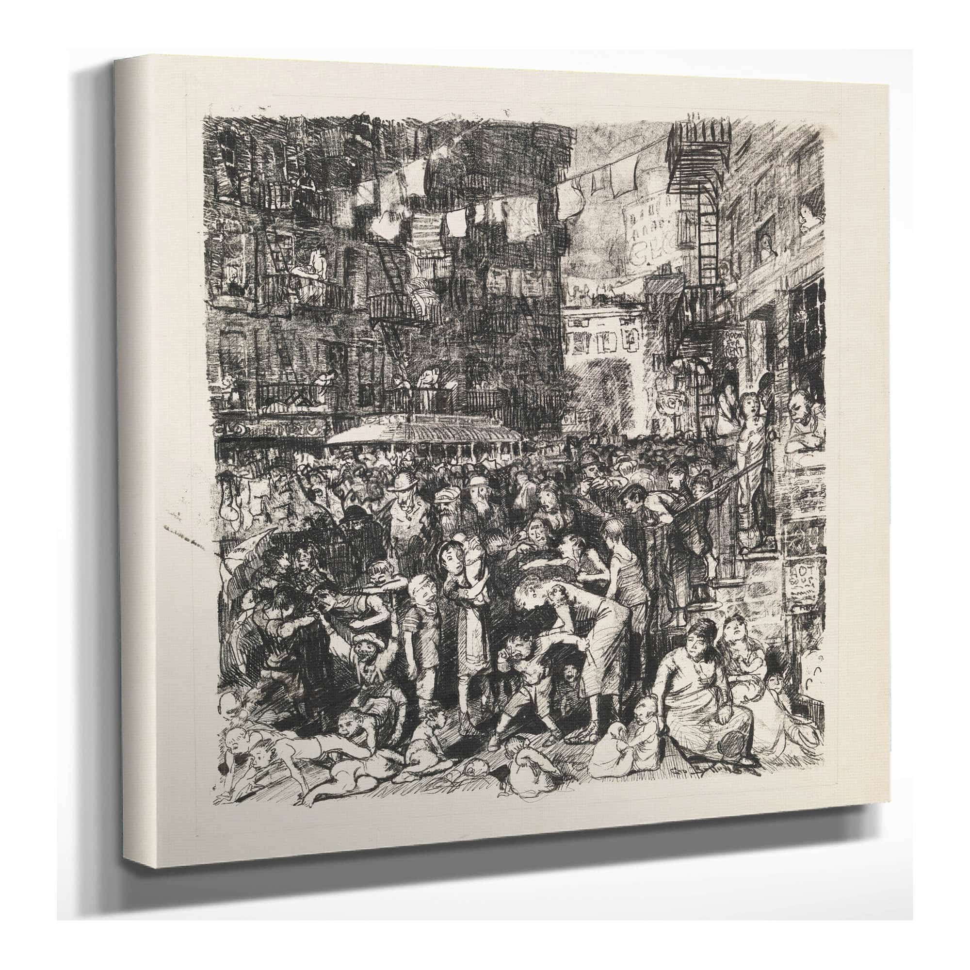 Why Dont They Go To The Country For Vacation by George Wesley Bellows