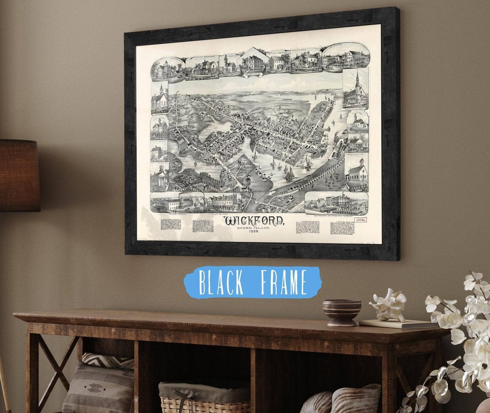 Wickford Rhode Island 1888 State of Rhode Island