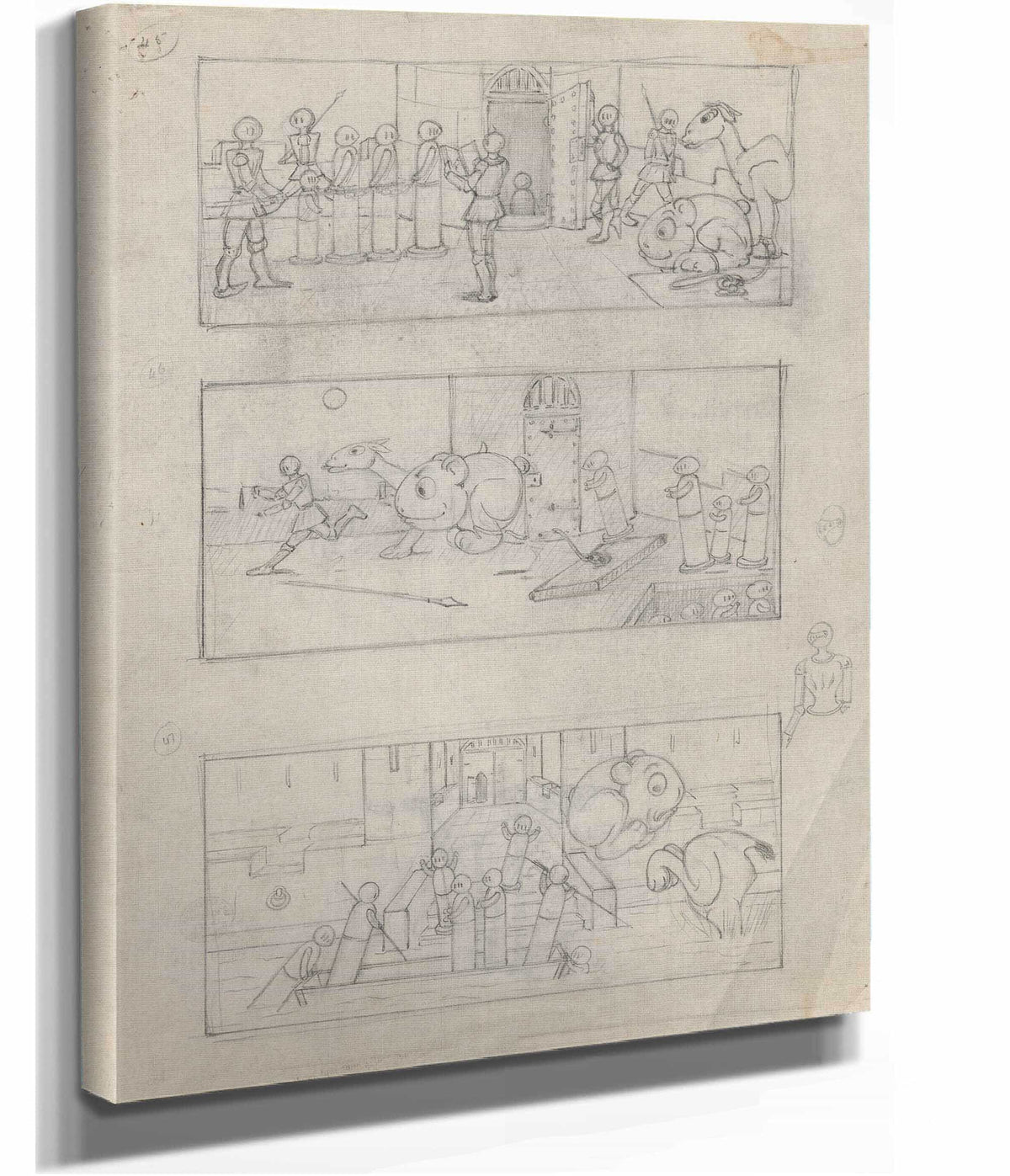 Wiggle Much Sketches by Herbert Crowley