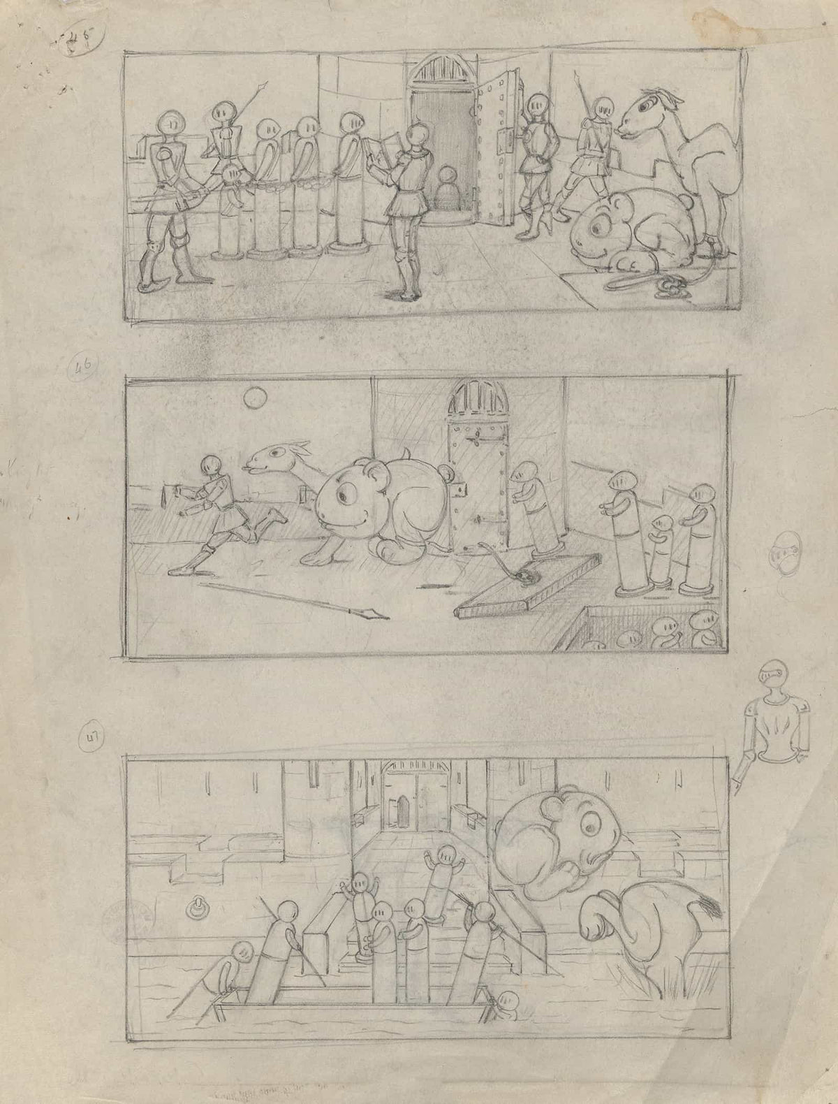 Wiggle Much Sketches by Herbert Crowley