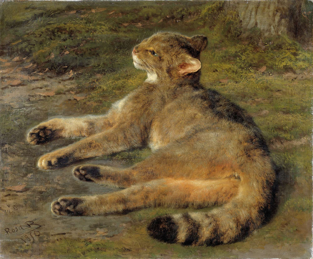 Wild Cat by Rosa Bonheur