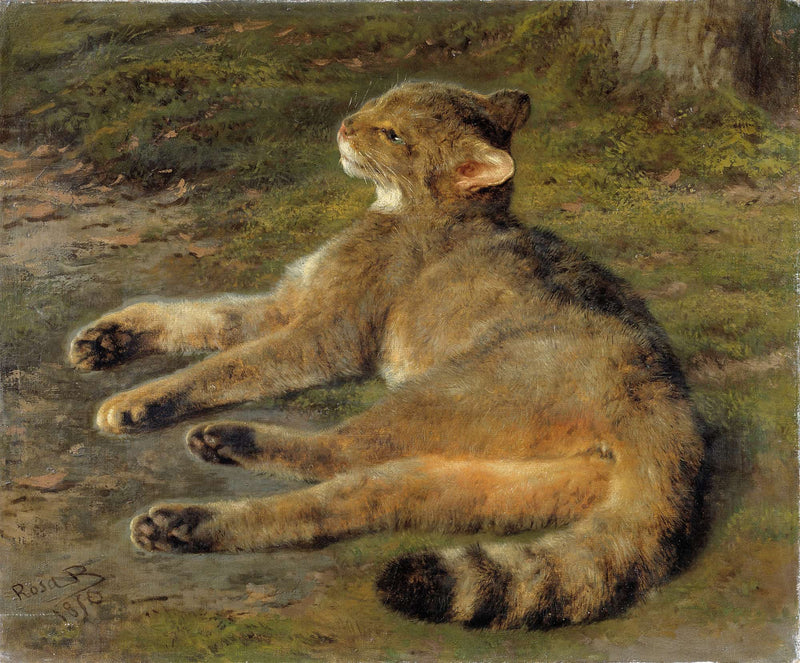 Wild Cat by Rosa Bonheur