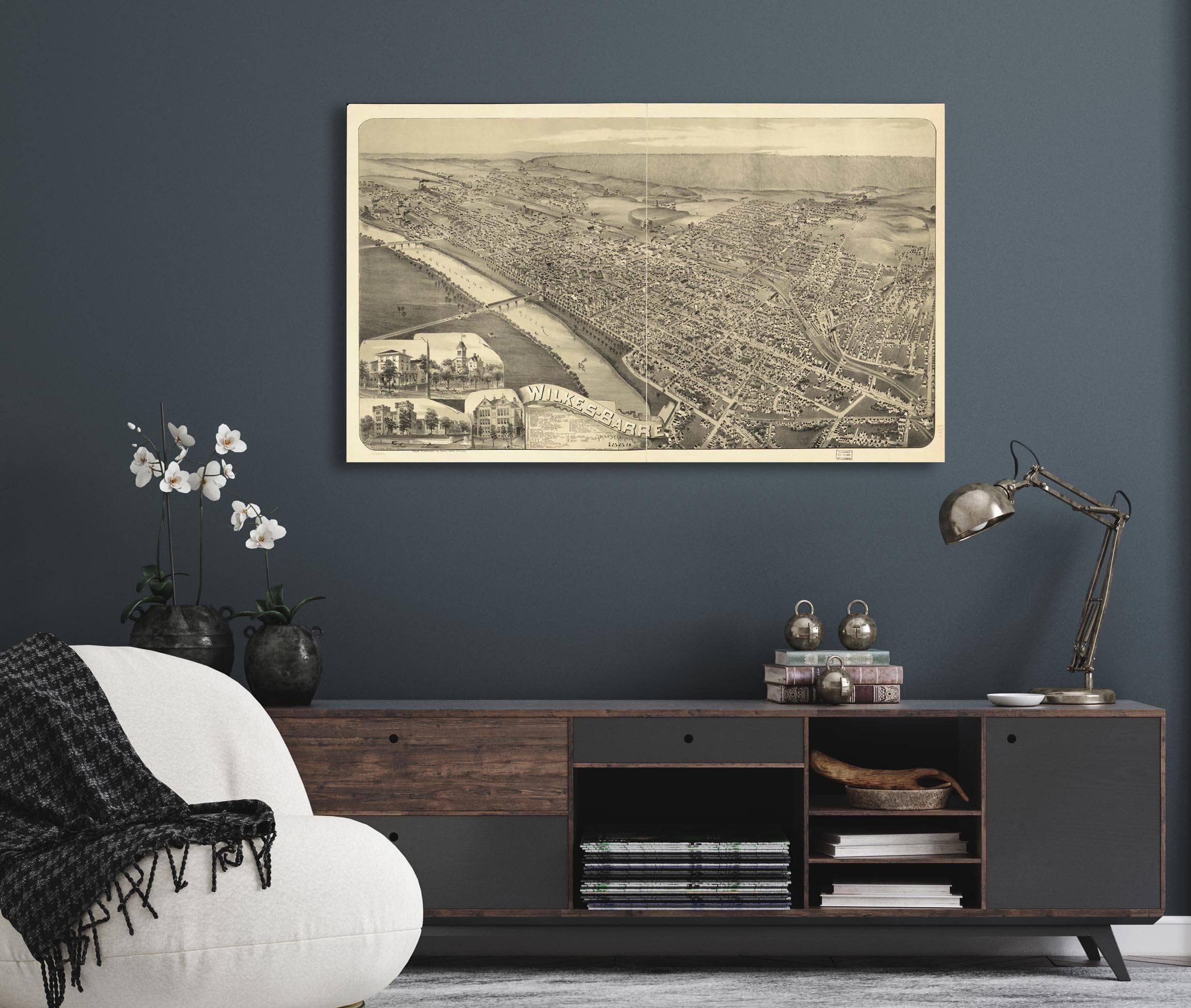 Wilkes Barre Pennsylvania 1889  State Of Pennsylvania