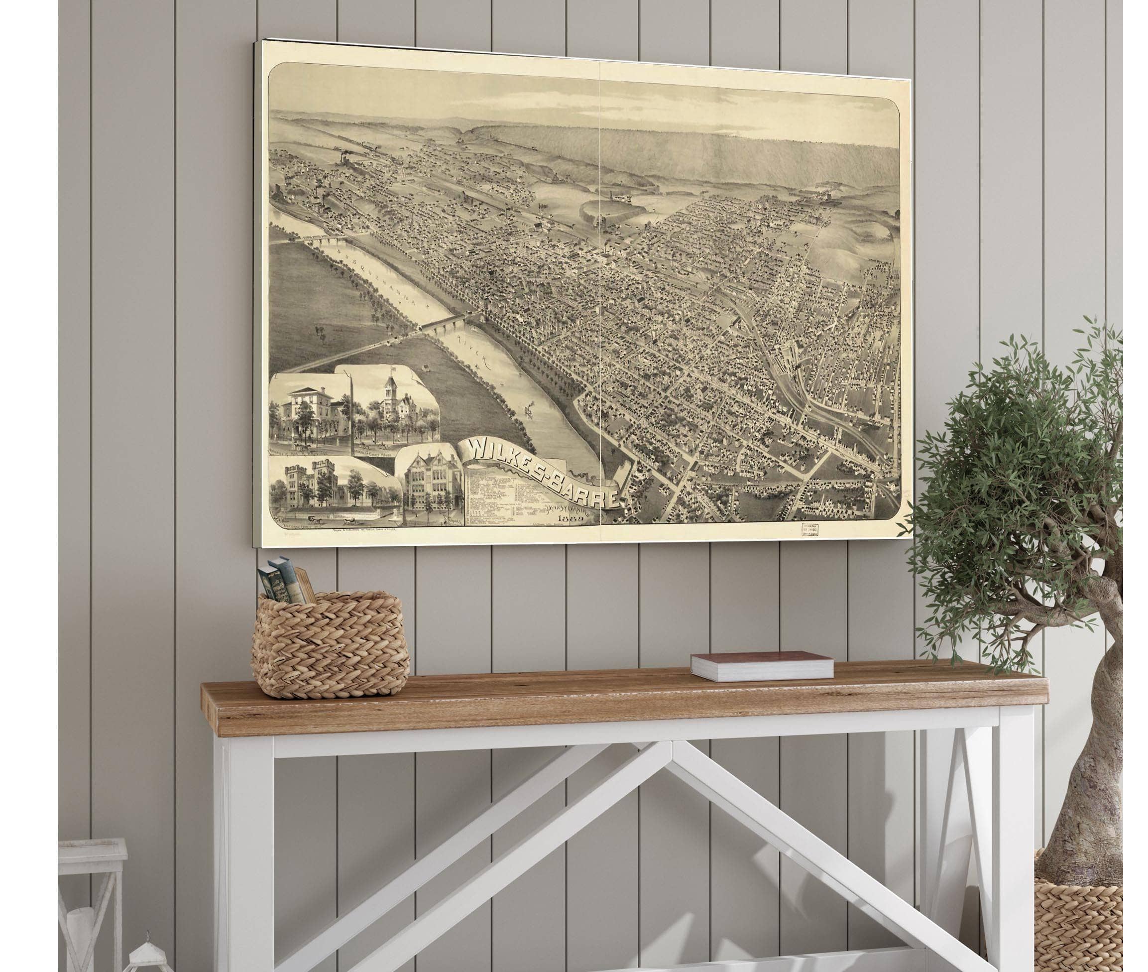 Wilkes Barre Pennsylvania 1889  State Of Pennsylvania