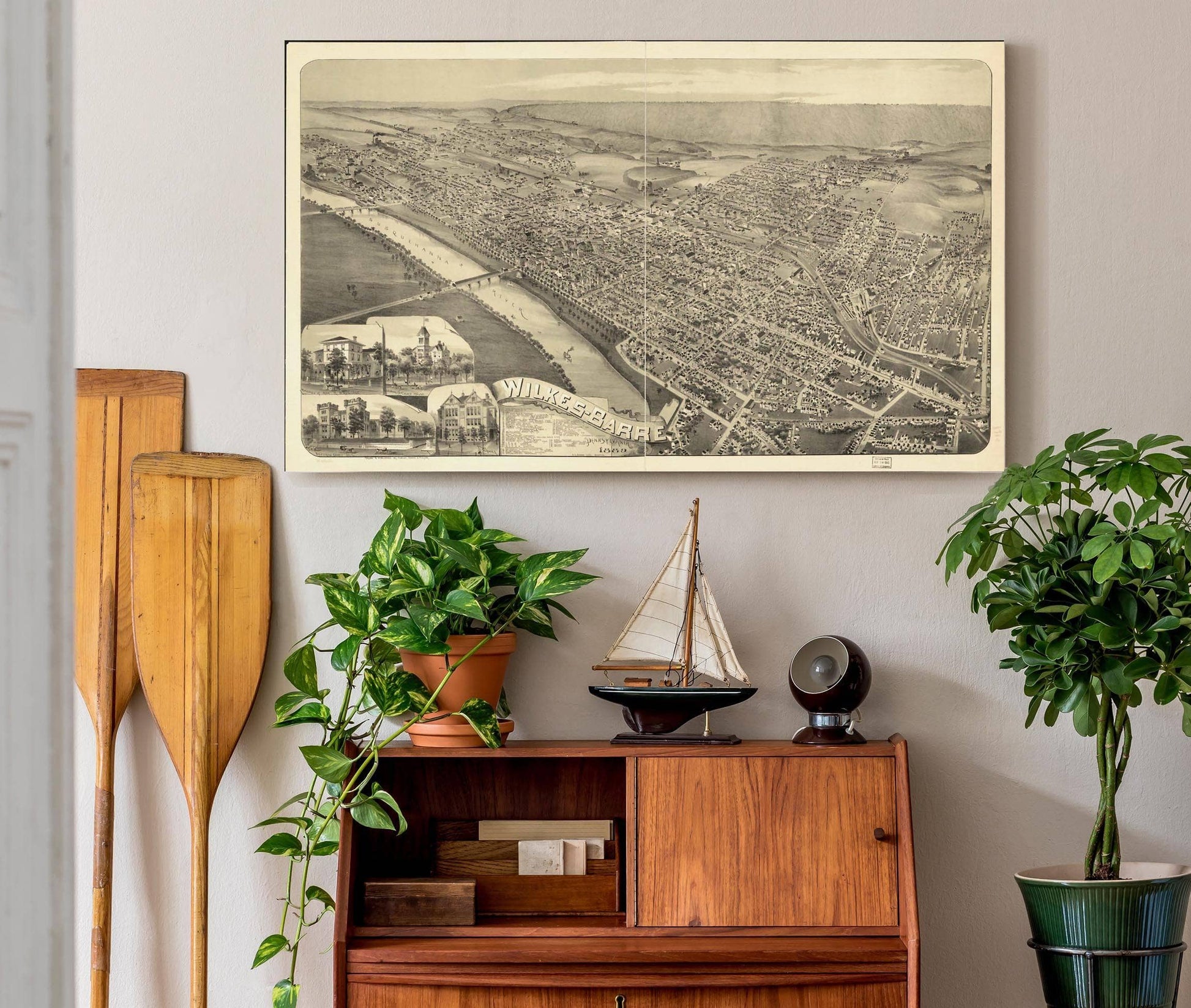Wilkes Barre Pennsylvania 1889  State Of Pennsylvania