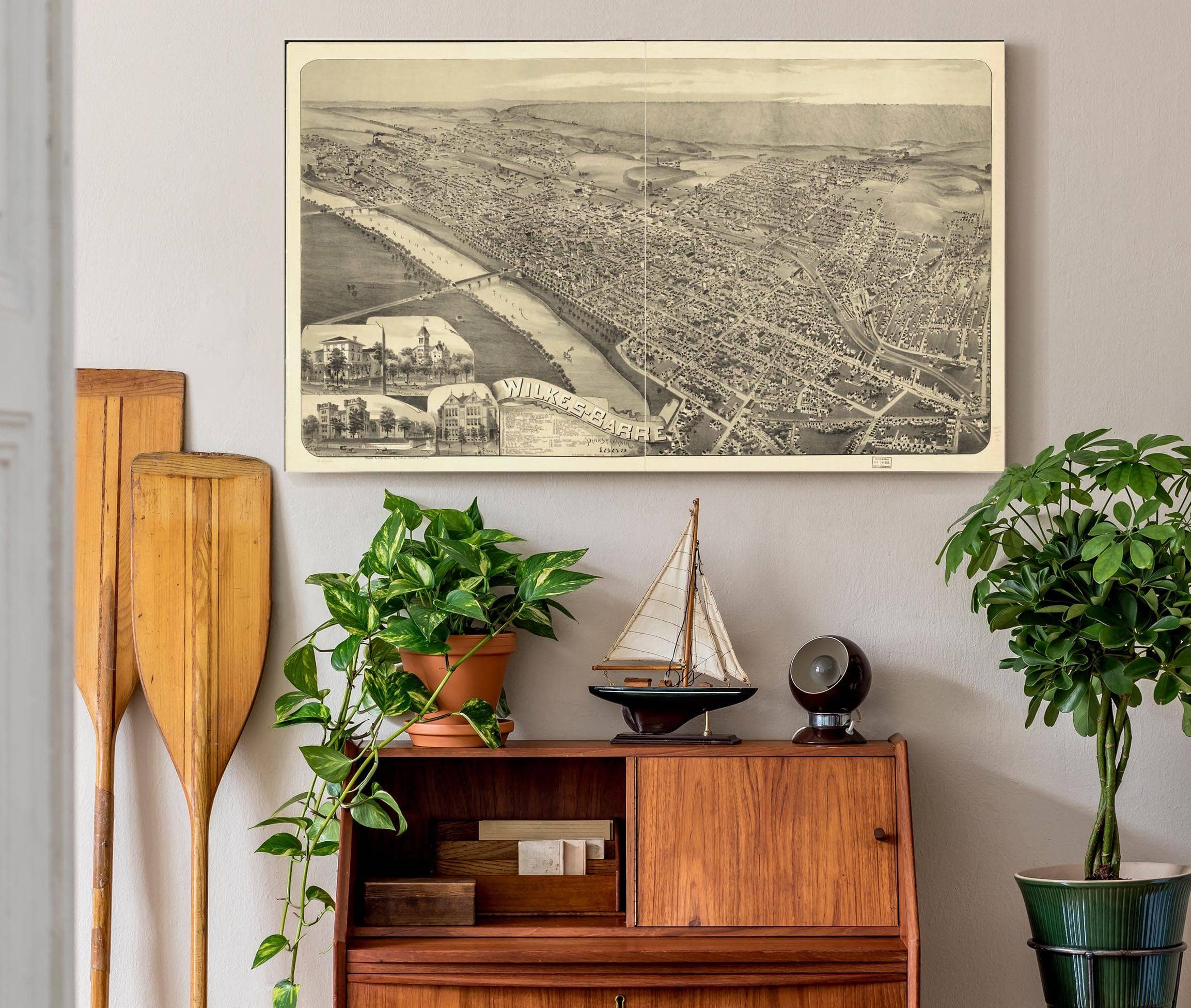 Wilkes Barre Pennsylvania 1889  State Of Pennsylvania