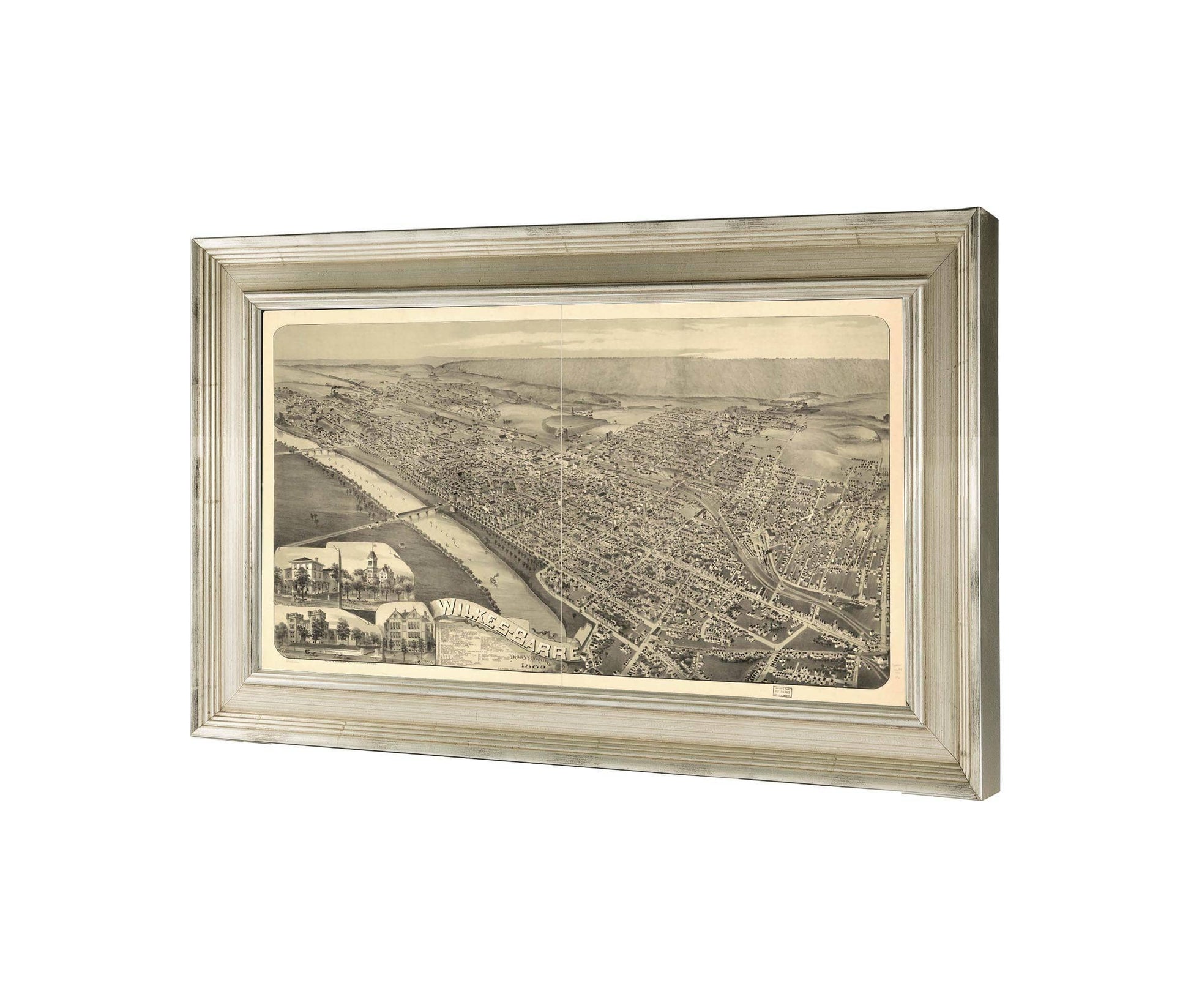 Wilkes Barre Pennsylvania 1889  State Of Pennsylvania