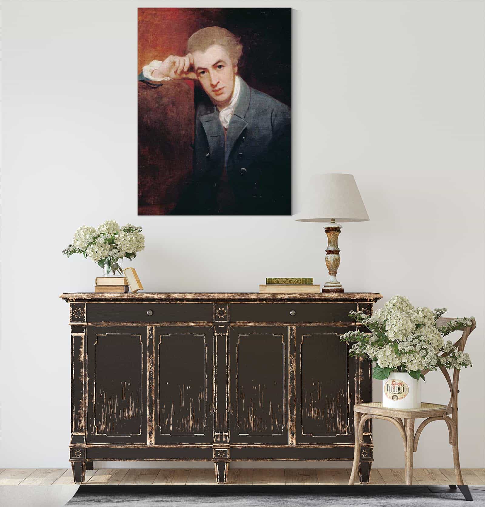 William Hayley by George Romney