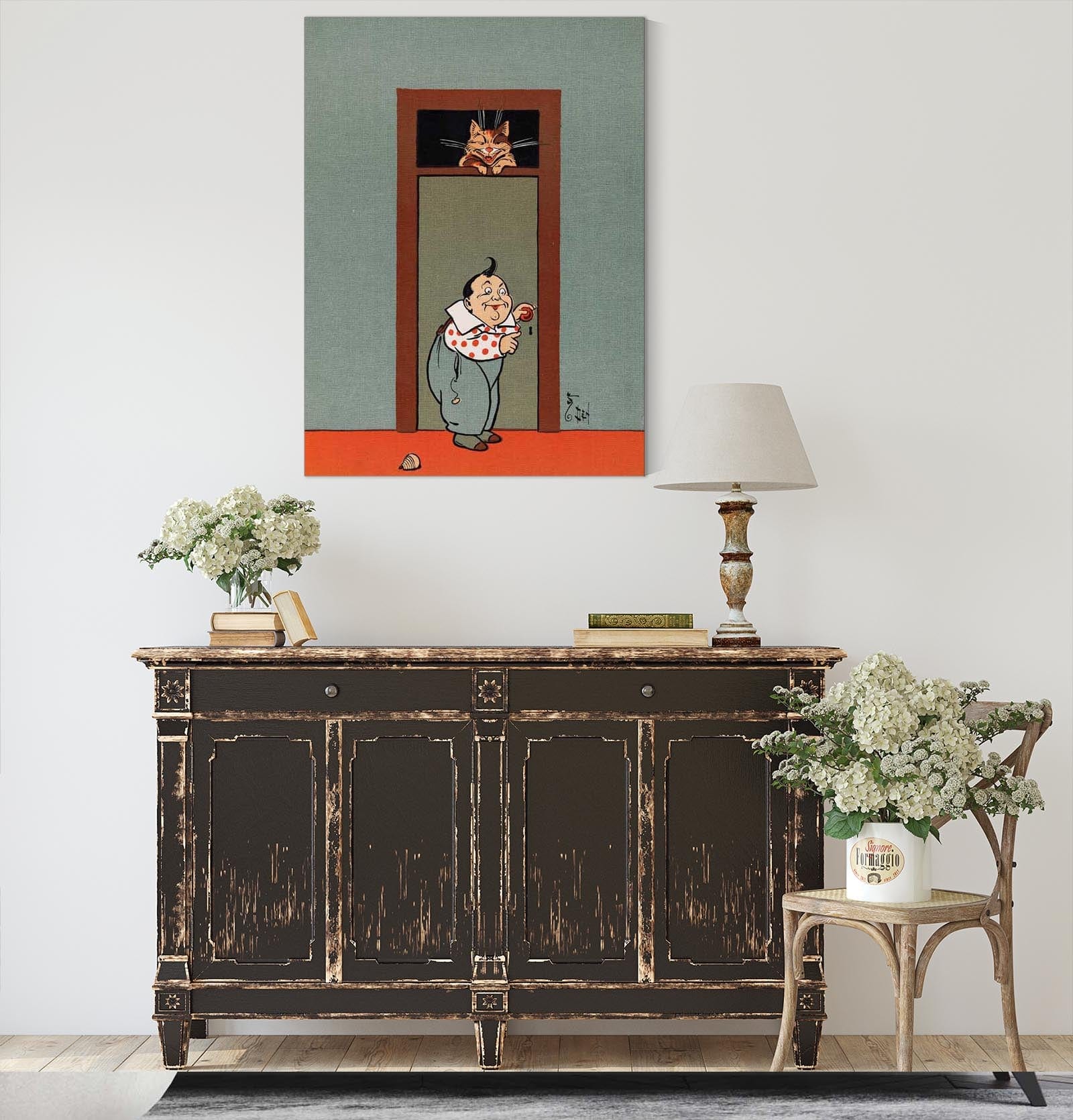 Denslows Mother Goose Pl by William Wallace Denslow Fine Art Print