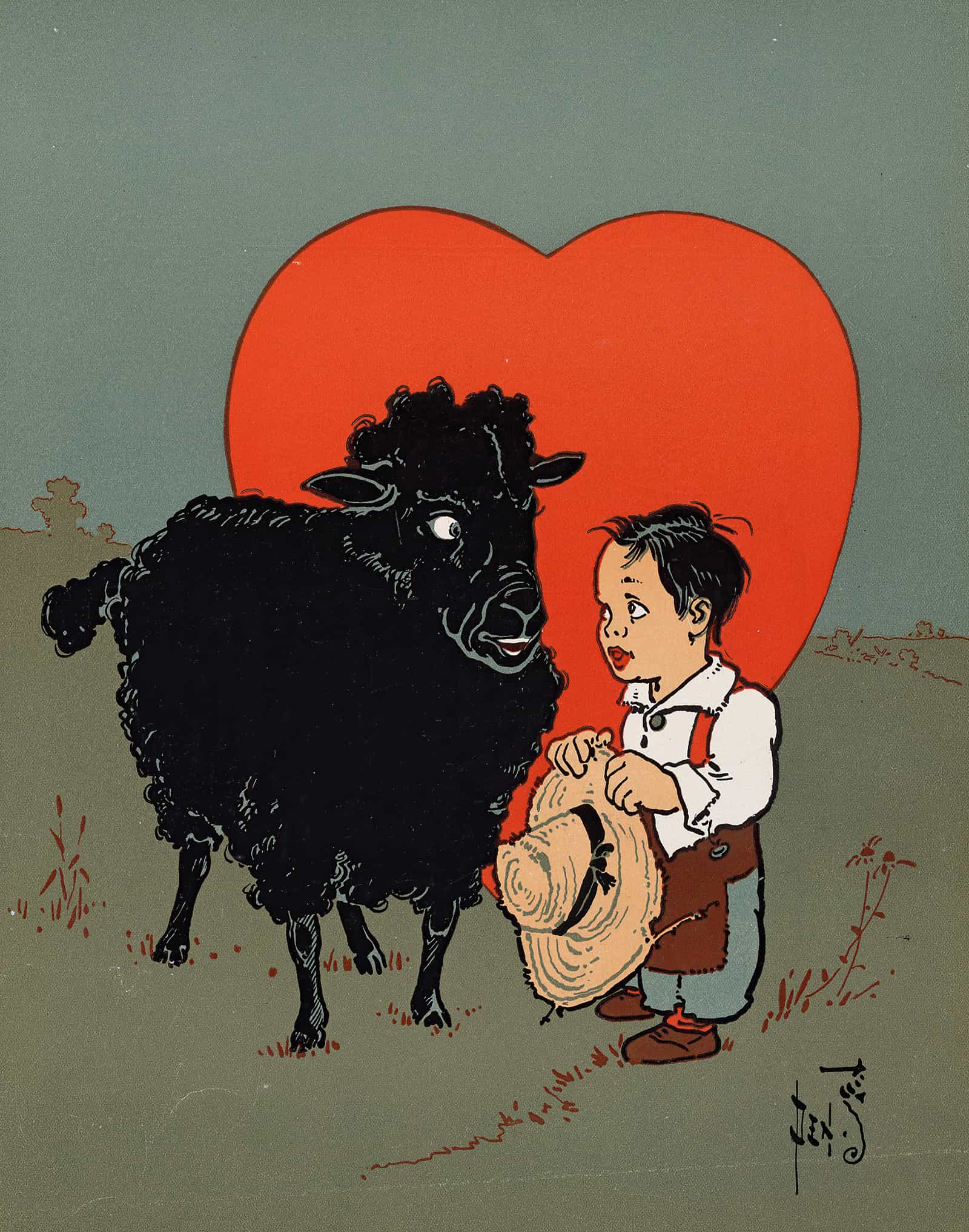 Denslows Mother Goose Pl by William Wallace Denslow Fine Art Print
