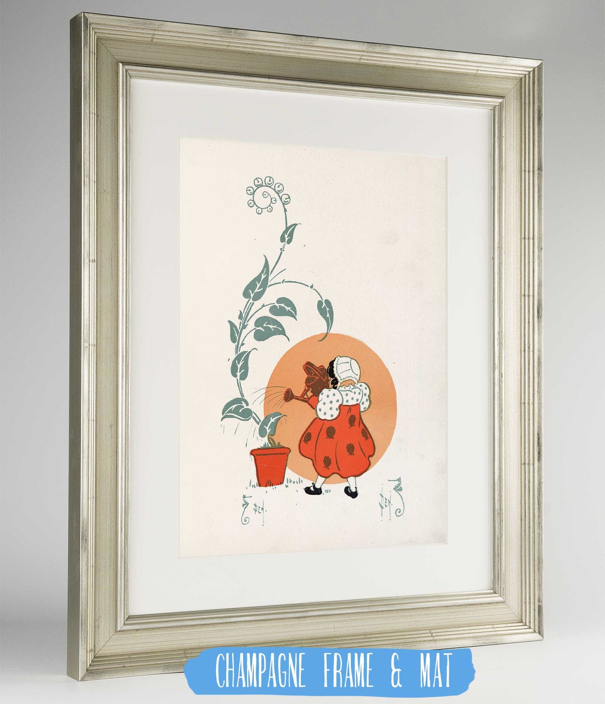 Denslows Mother Goose Pl by William Wallace Denslow Fine Art Print