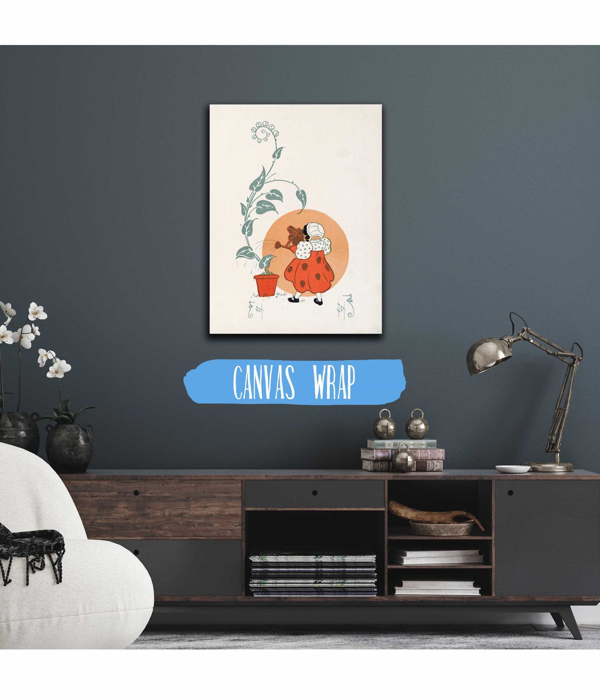 Denslows Mother Goose Pl by William Wallace Denslow Fine Art Print
