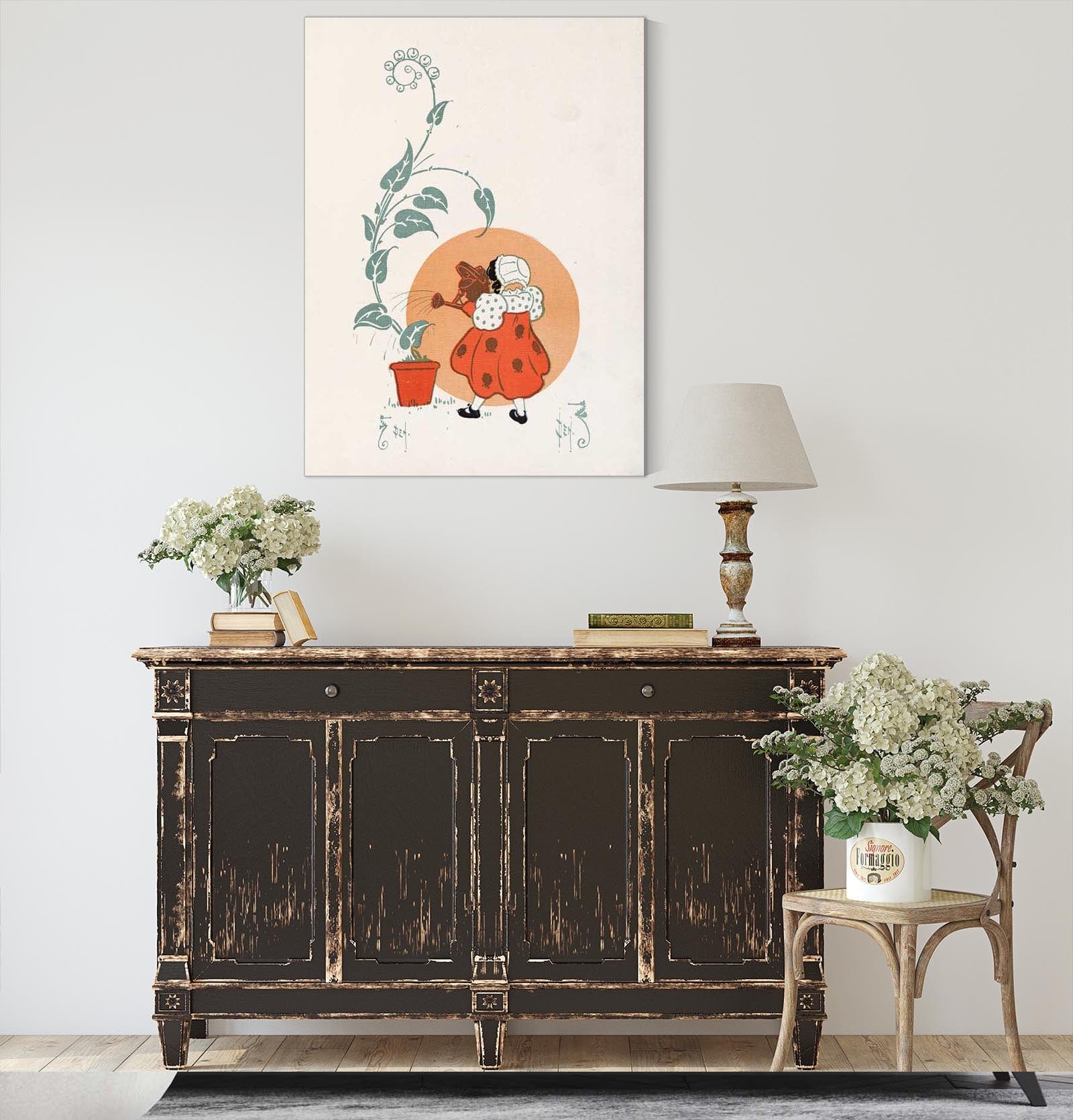 Denslows Mother Goose Pl by William Wallace Denslow Fine Art Print