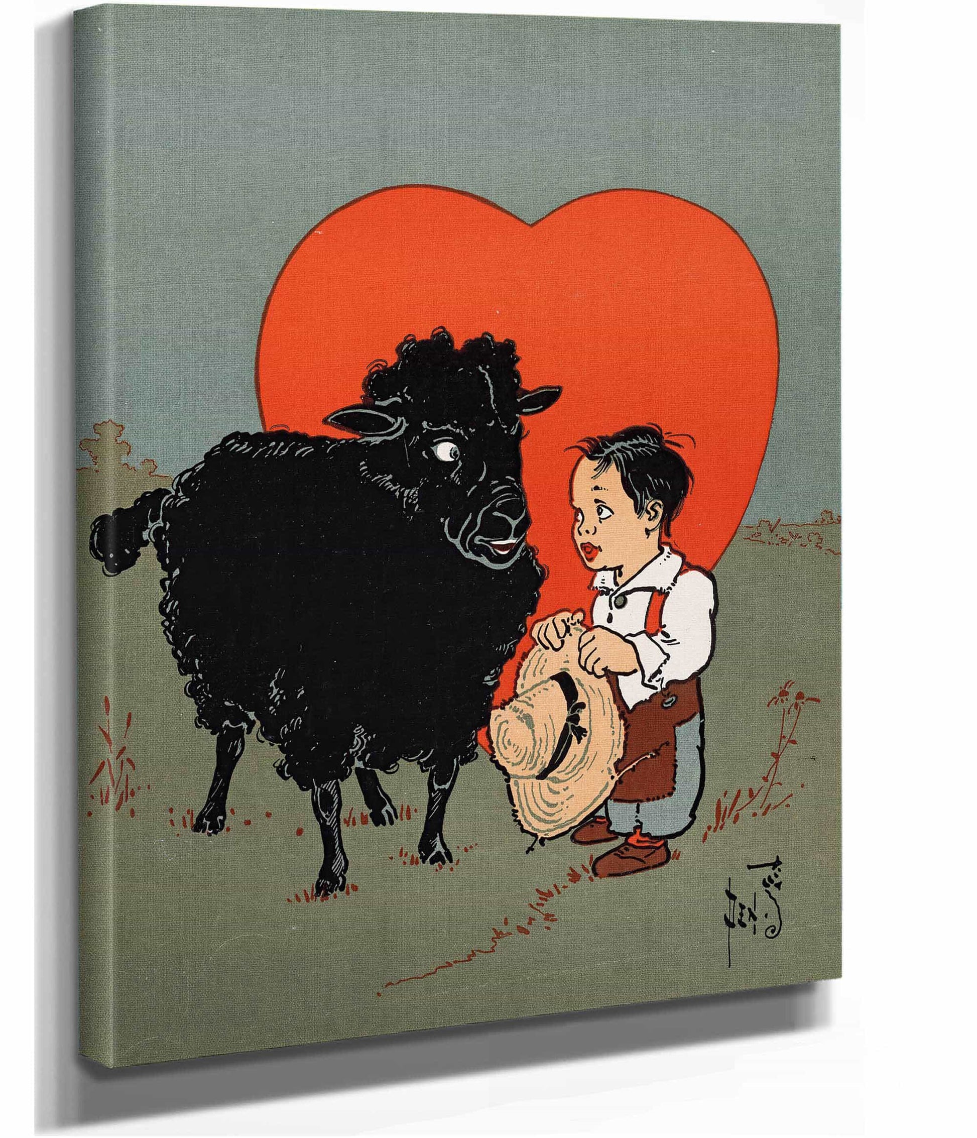 Denslows Mother Goose Pl by William Wallace Denslow Fine Art Print
