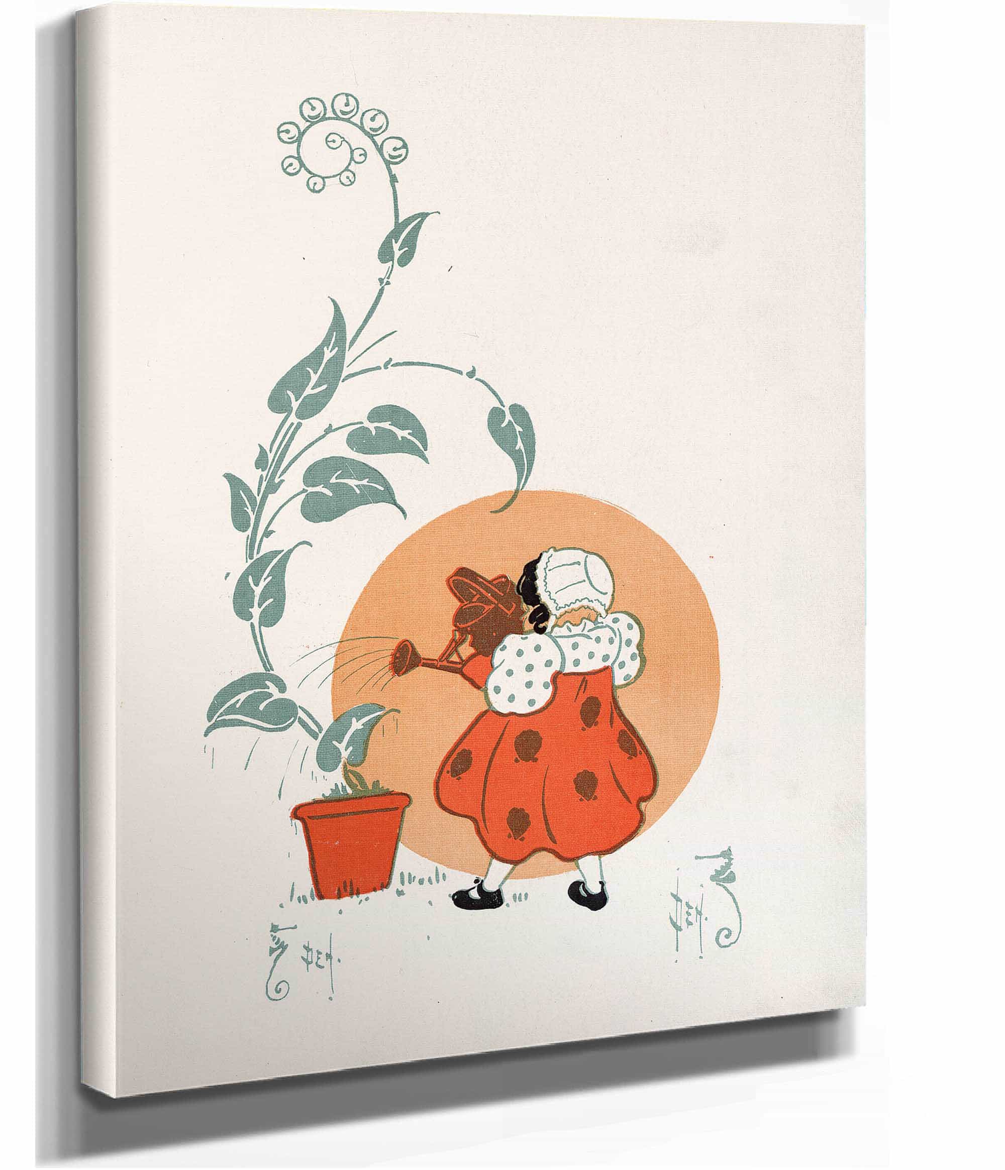 Denslows Mother Goose Pl by William Wallace Denslow Fine Art Print