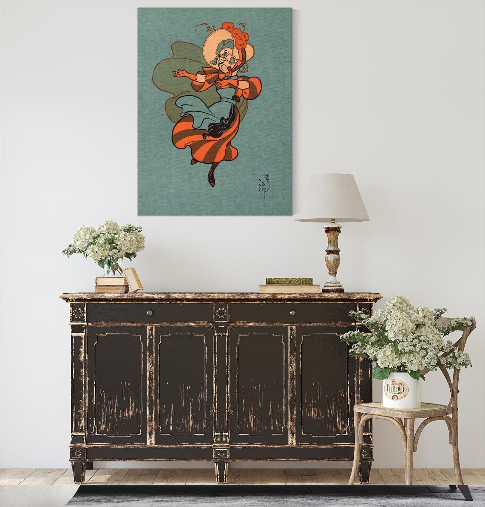 Denslows Mother Goose Pl by William Wallace Denslow Fine Art Print