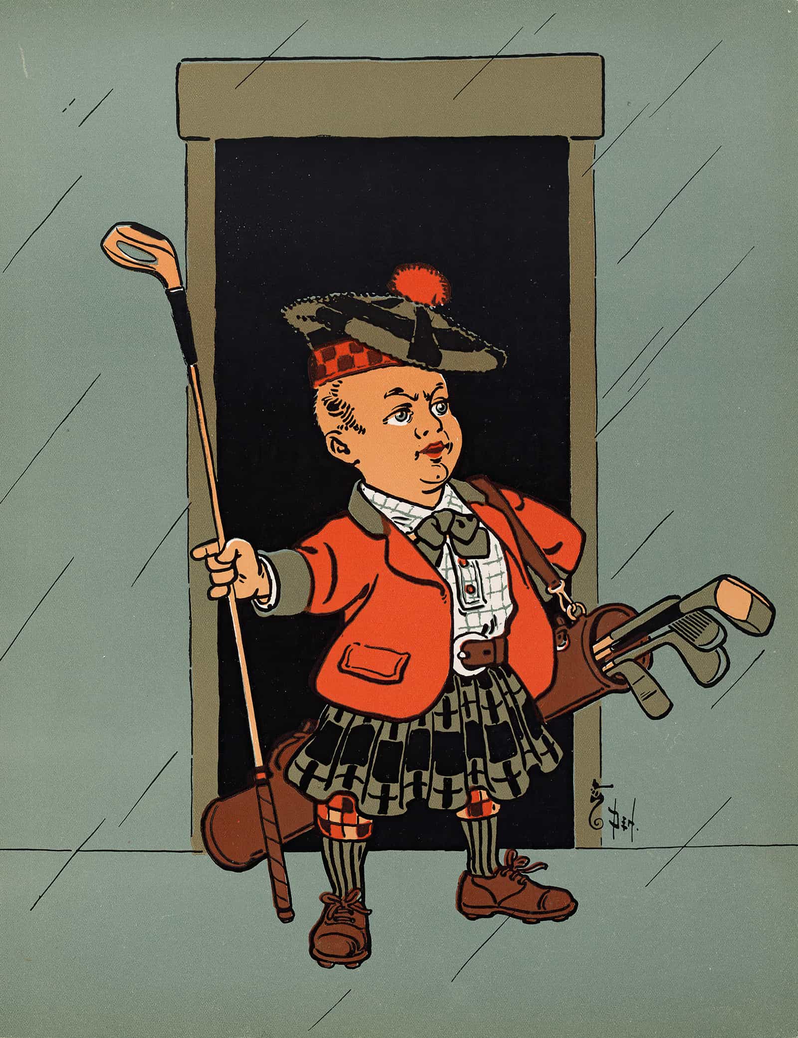 Denslows Mother Goose Pl by William Wallace Denslow Fine Art Print