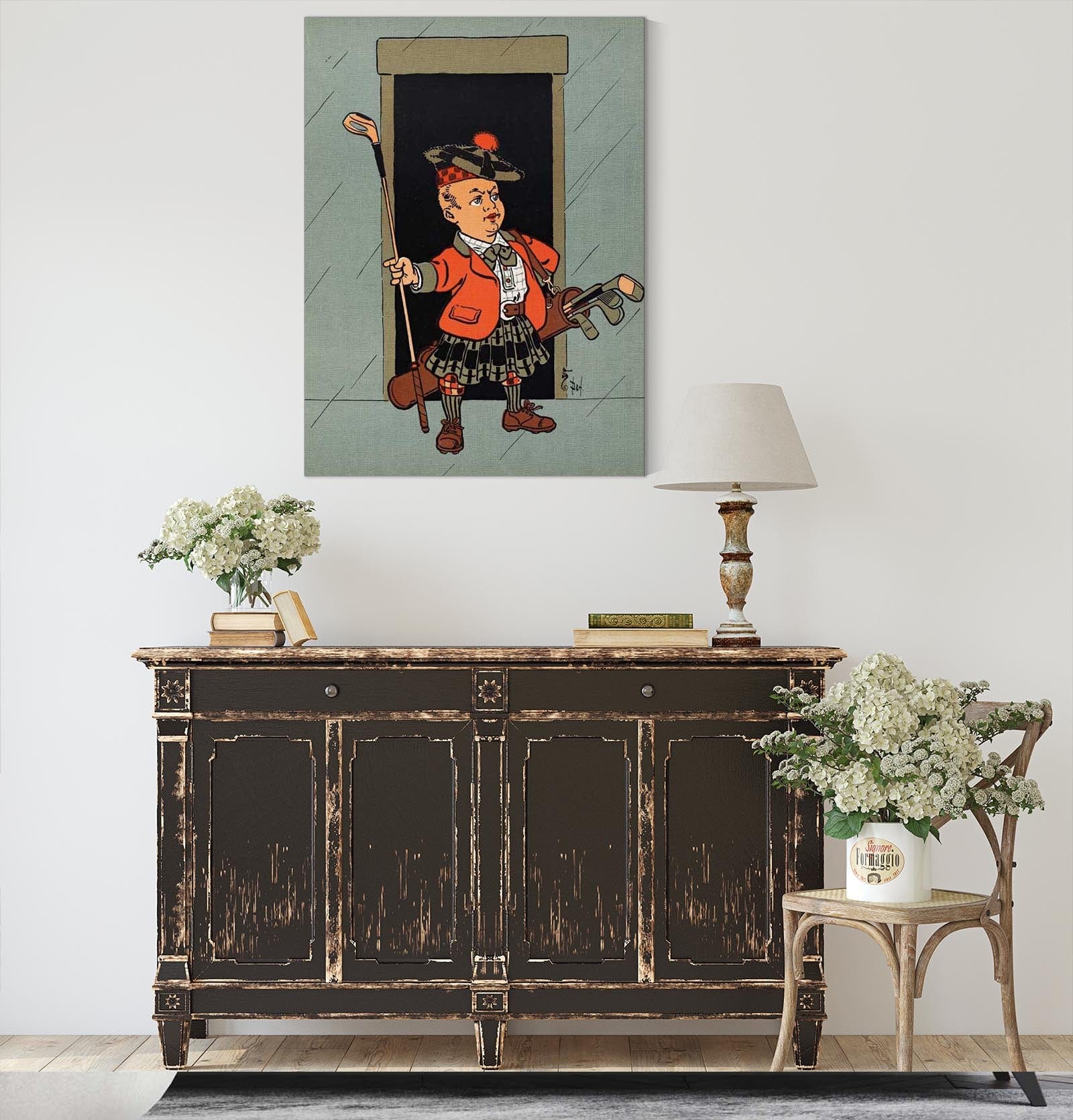Denslows Mother Goose Pl by William Wallace Denslow Fine Art Print